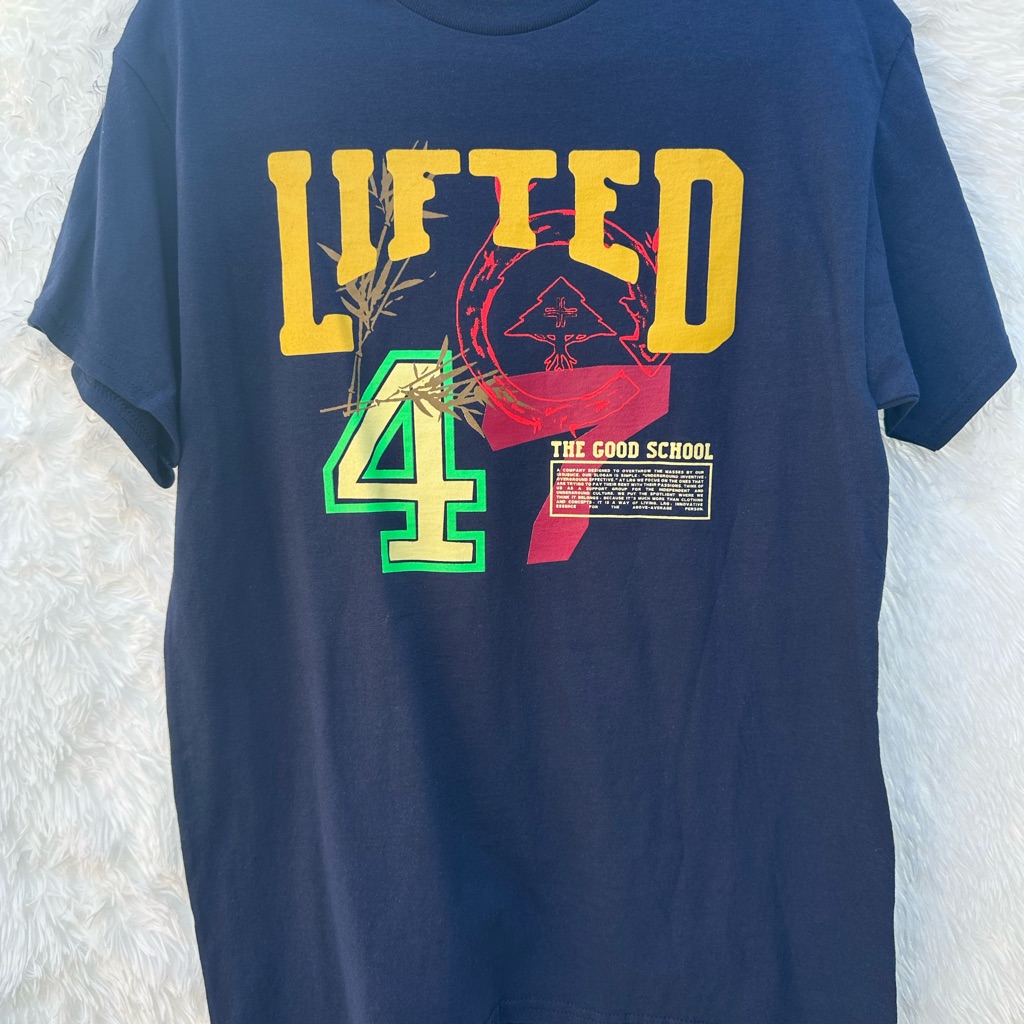 Lifted Graphic Tee In Navy